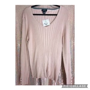 LIZ CLAIBORNE CAREER RIBBED PULLOVER